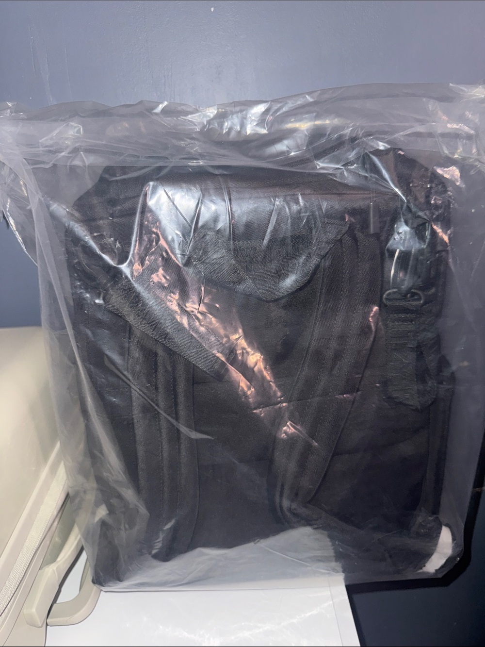 Itzy Ritzy Black Belong Bucket Backpack View 2